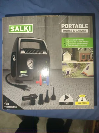 Compresor Aire Salki 230V Portátil