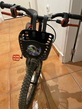 Bicicleta infantil Btwin naranja 16 pulgadas