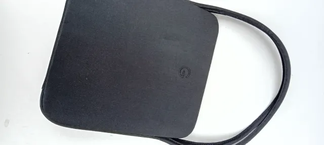 Bolso de fiesta negro satén