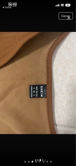 Conjunto SHEIN marrón