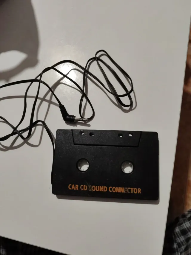 Adattatore Cassetta Audio Nero per Auto