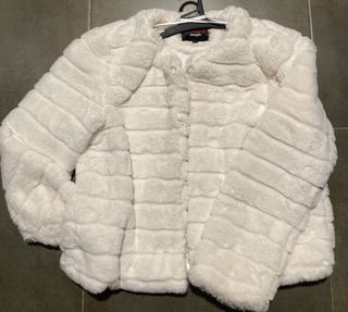 Chaqueta efecto pelo Talla L