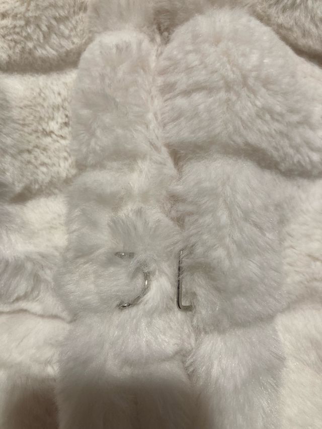 Chaqueta efecto pelo Talla L