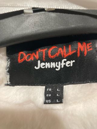 Chaqueta efecto pelo Talla L