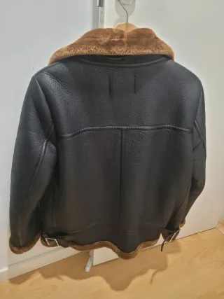 Cazadora Biker Negra Mujer Talla M