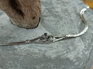 Pulsera Plata y Zafiro azul