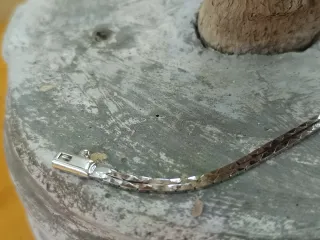 Pulsera Plata y Zafiro azul