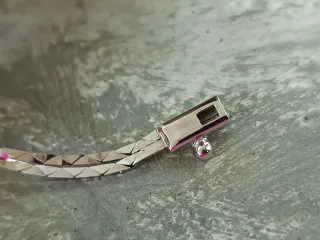 Pulsera Plata y Zafiro azul