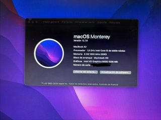 MacBook Air 8GB Plata