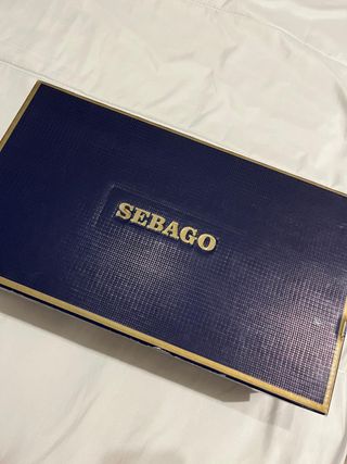 Mocasines de ante azul marino