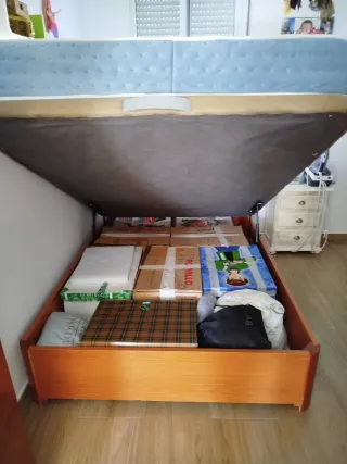 Colchón y canapé 135cm