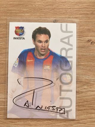 Cromo Iniesta Megacracks Barça Campió 04-05