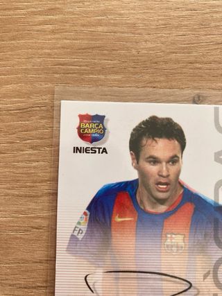 Cromo Iniesta Megacracks Barça Campió 04-05