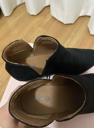 Botines JustFab Negros Talla 41.5