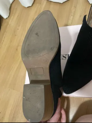 Botines JustFab Negros Talla 41.5