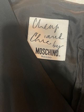 Vestido Moschino Cheap and Chic Negro