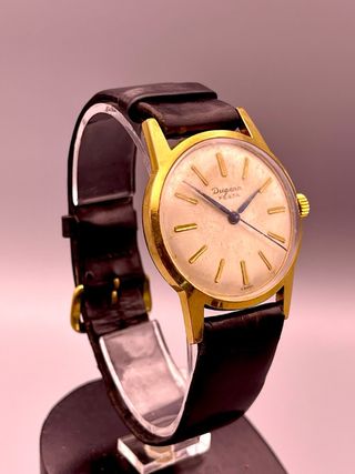 Reloj Dugena Festa Mecánico Dorado Años 60
