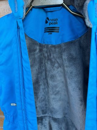 Buzo Nieve Neak Peak Niño Azul