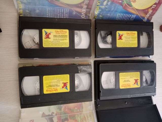 Lote 4 VHS Canta con nosotros