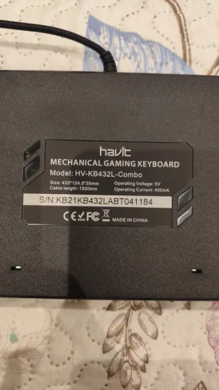 Teclado Mecánico RGB Havit Blue