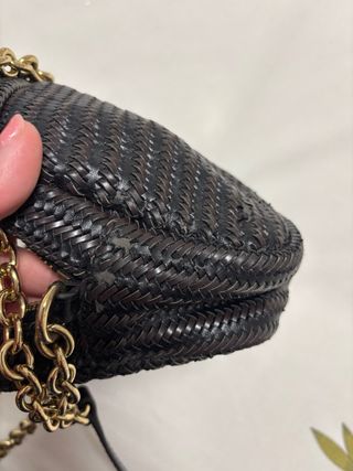 Bolso Bimba y Lola negro tejido