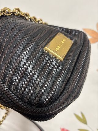 Bolso Bimba y Lola negro tejido