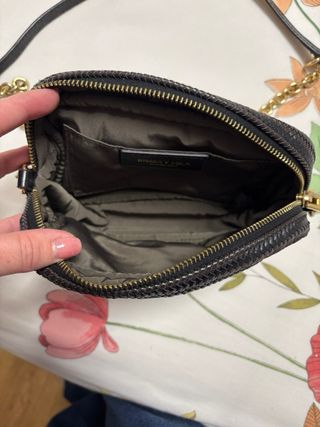 Bolso Bimba y Lola negro tejido