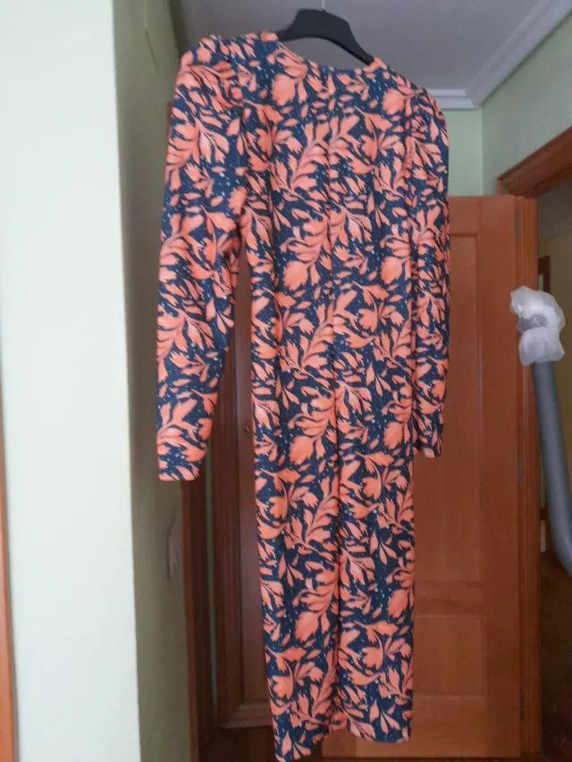 Vestido estampado mujer