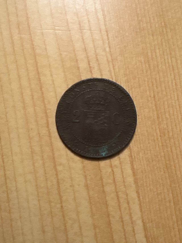 Moneda 2 céntimos Alfonso XIII