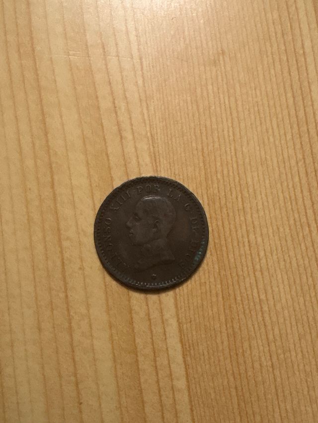 Moneda 2 céntimos Alfonso XIII