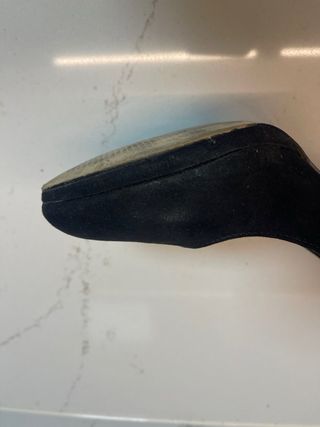 Zapatos Marypaz Ante Negros Talla 37