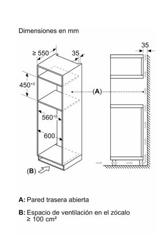 Horno compacto microondas Balay gris