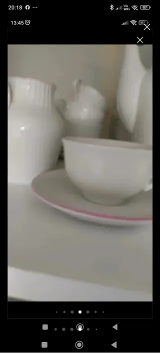 Juego de café porcelana 12 servicios