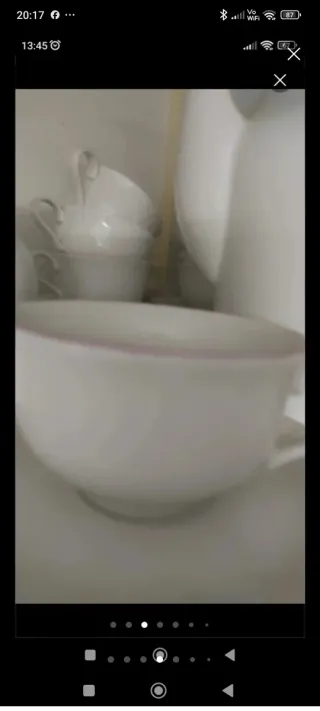 Juego de café porcelana 12 servicios