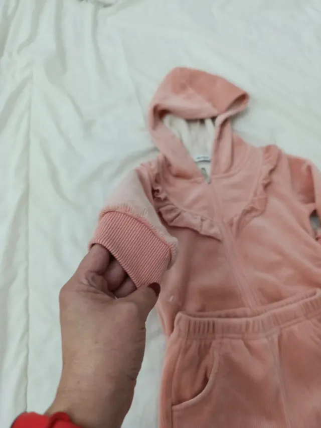 Conjunto chándal niña rosa