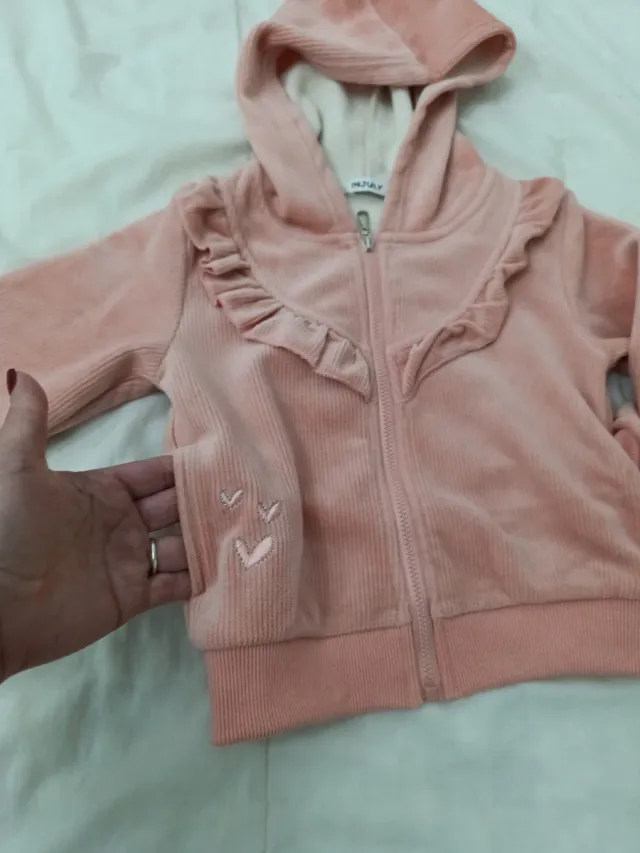 Conjunto chándal niña rosa