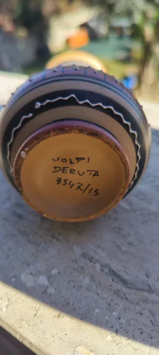 Vaso Deruta dipinto a mano