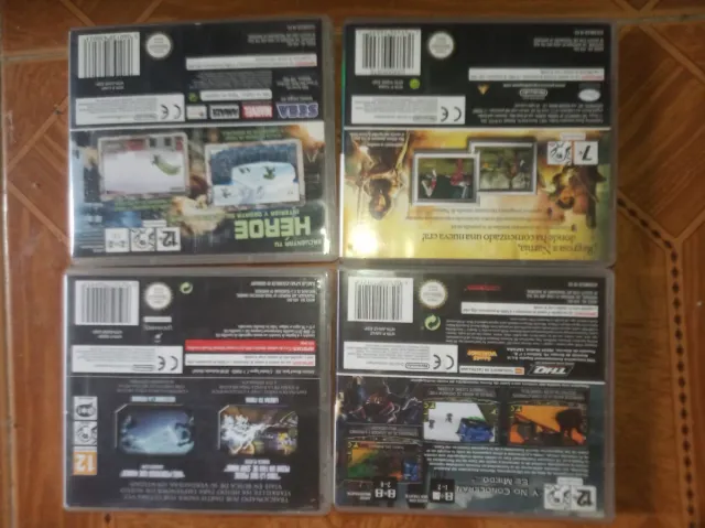 Lote 4 Juegos Nintendo DS: Star Wars, Hulk, Narnia