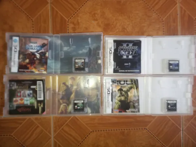 Lote 4 Juegos Nintendo DS: Star Wars, Hulk, Narnia