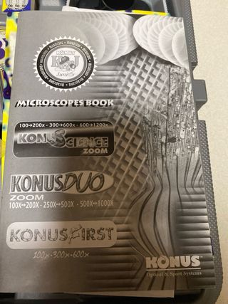 Microscopio Konus Science Study Zoom 1200x