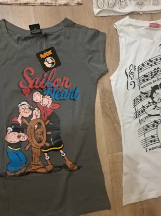 Camisetas nuevas, talla S