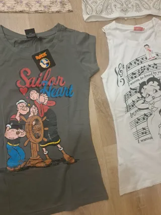 Camisetas nuevas, talla S