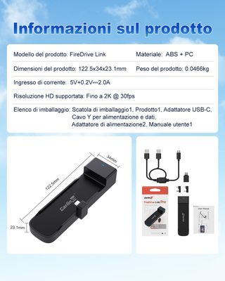 Carlinkit Firedrive Link Pro Wireless