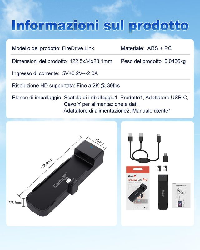 Carlinkit Firedrive Link Pro Wireless