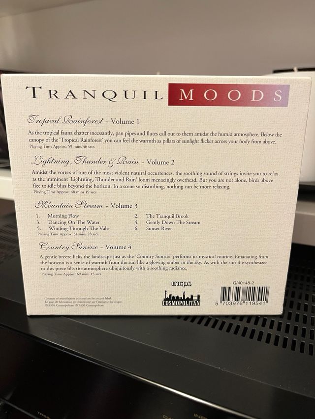 Set di 4 CD Tranquil Moods (Meditazione e relax)
