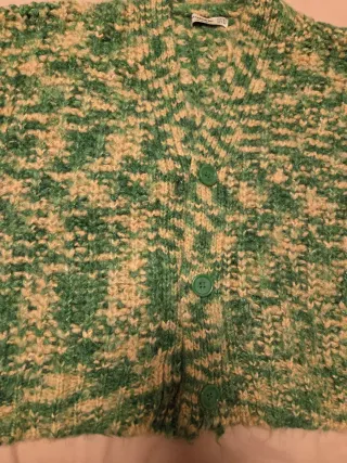 Cárdigan corto de punto