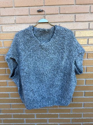 Jersey Zara Gris Mujer
