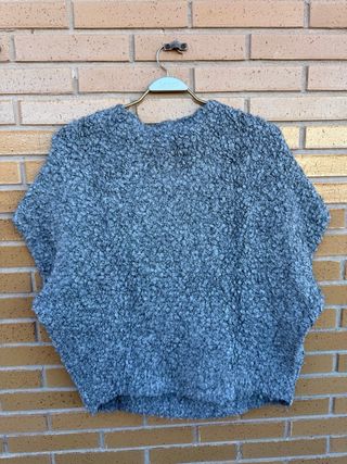 Jersey Zara Gris Mujer