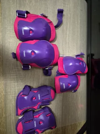 Patines infantiles y equipamento