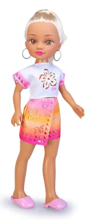 Nancy Coconut zapatos y vestido